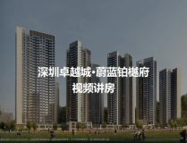 深圳卓越城蔚蓝铂樾府,城市精英的理想居所，尽享繁华与宁静